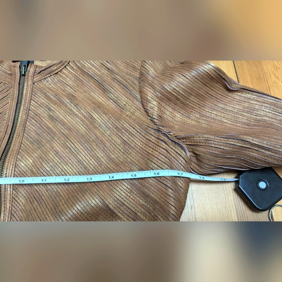 Bagatelle Leather Patchwork stretch Jacket - Picture 12 of 12